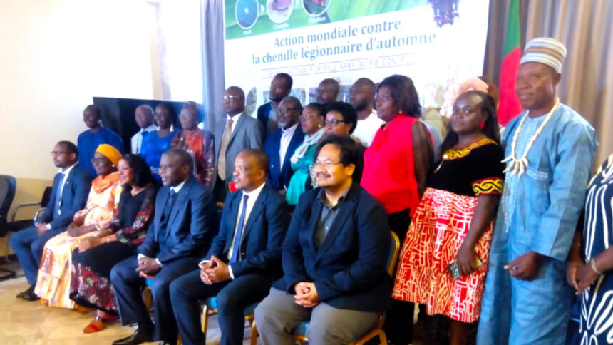 Afrique centrale : voici le plan camerounais de la lutte contre l’invasion de la chenille légionnaire d'automne, cause de pertes massives de production agricole 1 Chenille légionnaire d'automne
