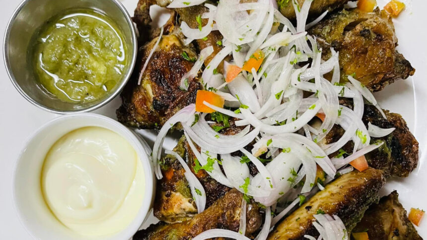Un menu du restaurant Le Baron à Yaoundé (Carrefour Bastos) au Cameroun