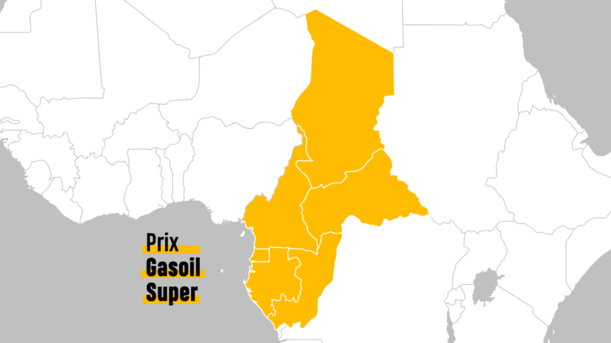 Cémac : voici les pays où le Super et le Gasoil coûtent moins chers 1 prix gasoil super cemac