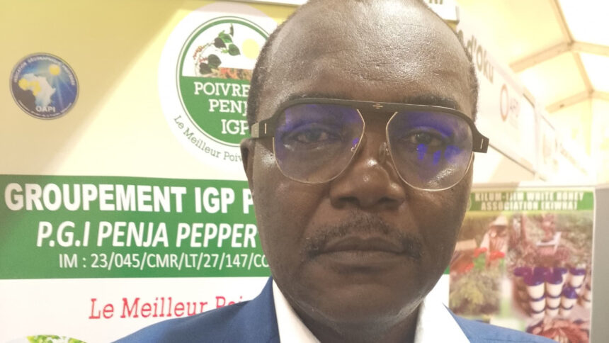 René Claude Elogo Metomo, président du Groupement des producteurs de l’Indication géographique protégée (IGP) Poivre de Penja