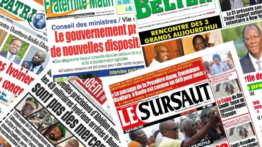 Côte d’Ivoire : ce que révèle l’enquête sur le marasme de la presse écrite 1 presse ivoirienne