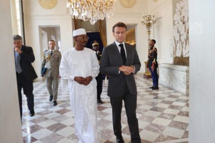 Mahamat Idriss Déby visite emmanuel macron