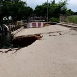 Cameroun : l'entreprise Sotcocog mobilisée pour rétablir la circulation sur le pont effondré sur la rivière Danay à Yagoua