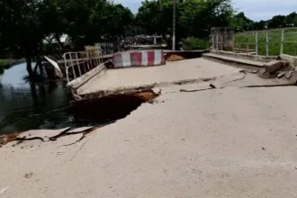 Cameroun : l'entreprise Sotcocog mobilisée pour rétablir la circulation sur le pont effondré sur la rivière Danay à Yagoua