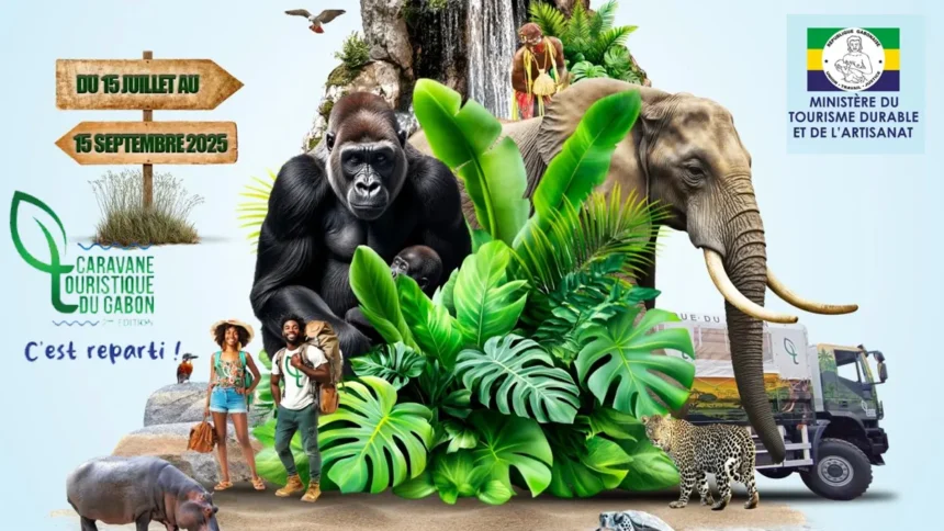 Visas gratuits, partenariats libanais : le Gabon joue la carte touristique pour attirer les investisseurs 1 Caravane touristique Gabon 2025 : visa gratuit et circuits inédits pour découvrir le patrimoine naturel