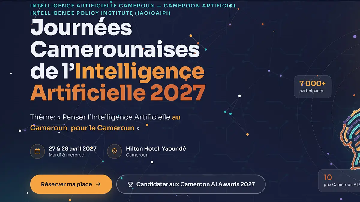 jcia Journées Camerounaises de l’Intelligence Artificielle 2027